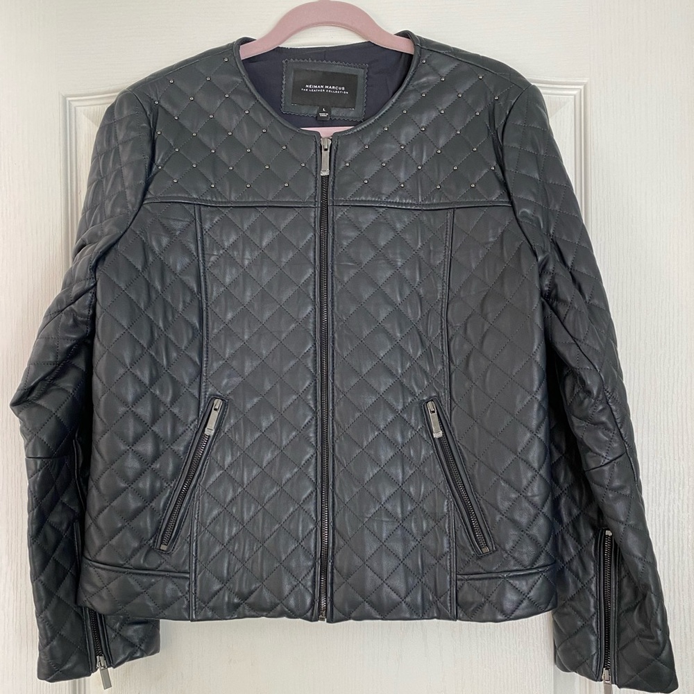 Neiman Marcus leather jacket